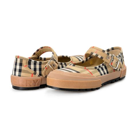 girl burberry shoes|burberry flat shoes for women.